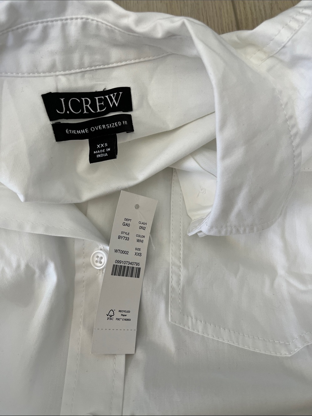 J.Crew Etienne Oversized Button Down - Picture 3 of 4